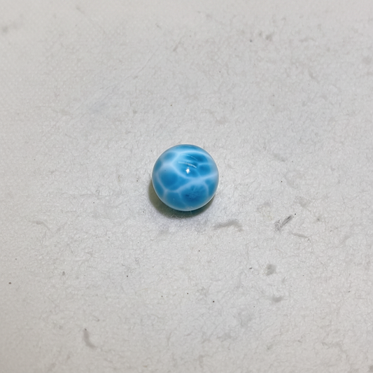 天然海纹石ラリマービーズ 16.6mm